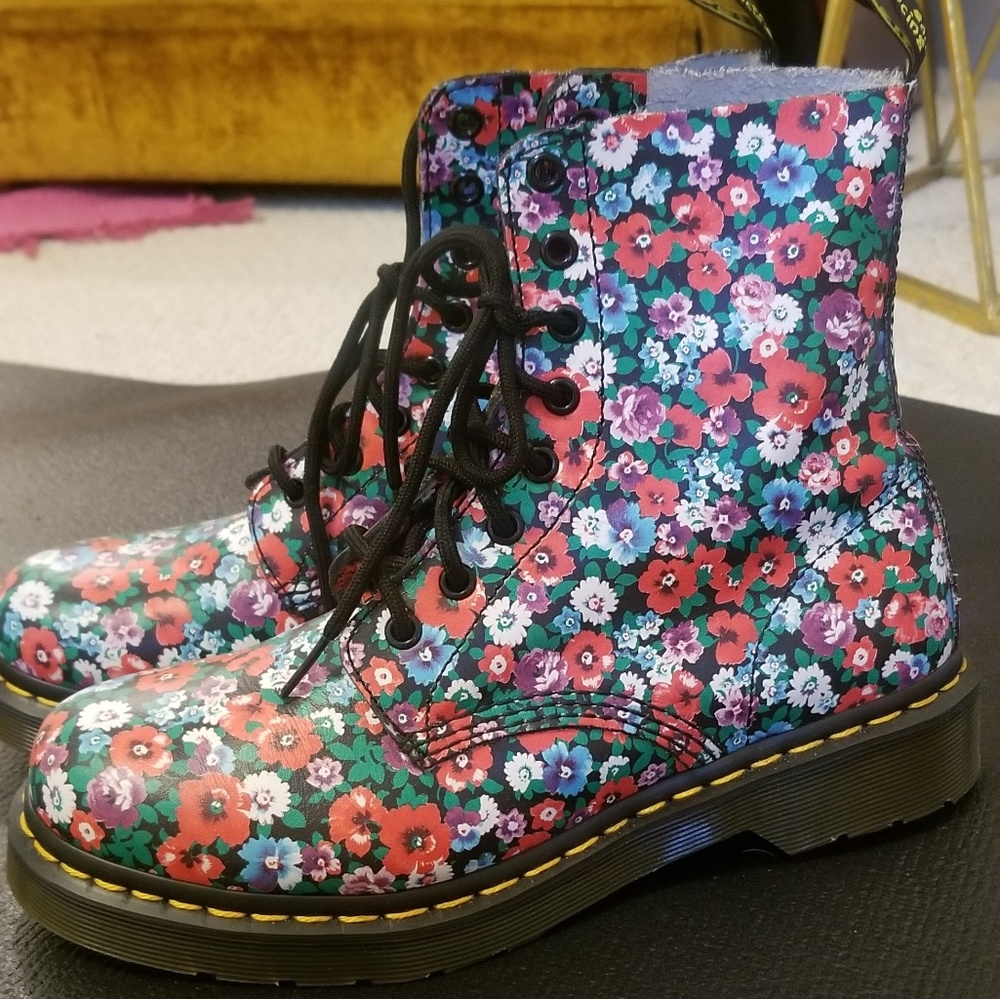 Dr. Martens Limited Edition Pascal Floral Boots